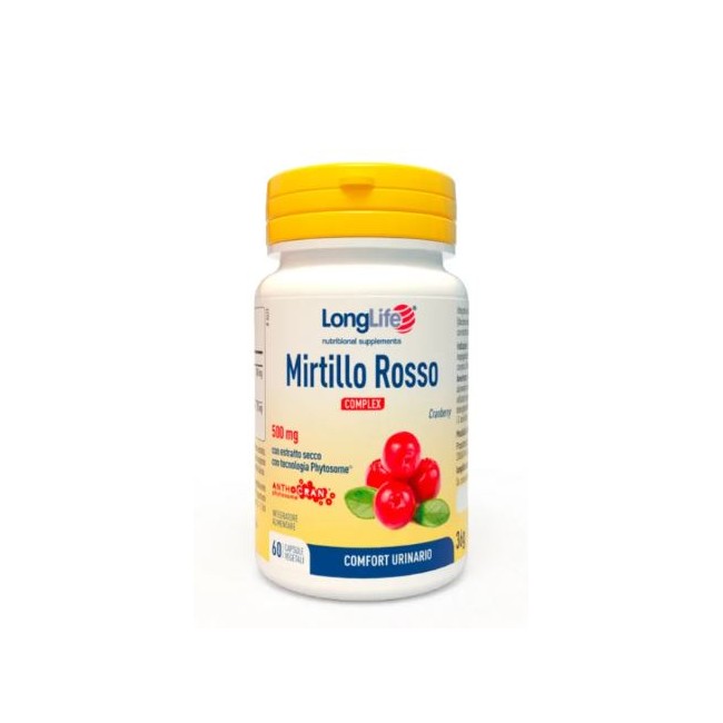 Longlife Mirtillo Rosso Complex 60 Capsule Vegetali