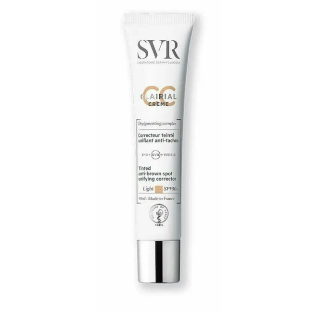 SVR Clairial Creme SPF 50+ LIGHT - Crema viso anti macchia COLORATA 40 ml