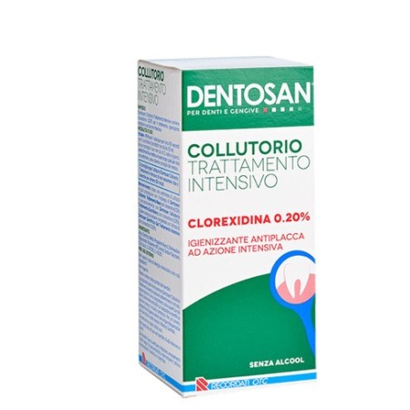 Dentosan Collutorio trattamento intensivo antiplacca clorexidina 0,20% 200 ml Dentosan Collutorio trattamento intensivo antiplacca clorexidina 0,20% 200 ml