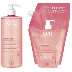 TOPIALYSE BIPACK GEL LAVANT 1 LITRO + GEL LAVANT REFILL 1 LITRO