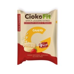 GIUSTO SENZA GLUTINE CIOKOFIT CIOCCOLATO BIANCO E FRAGOLA 30G