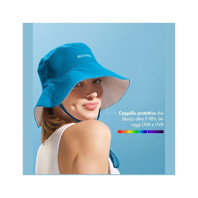 Miamo Reversible Hat Sun Aging Protection UPF 50+ OMAGGIO