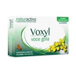 Voxyl Voce Gola 24 Pastiglie - Integratore per la Gola e la Voce