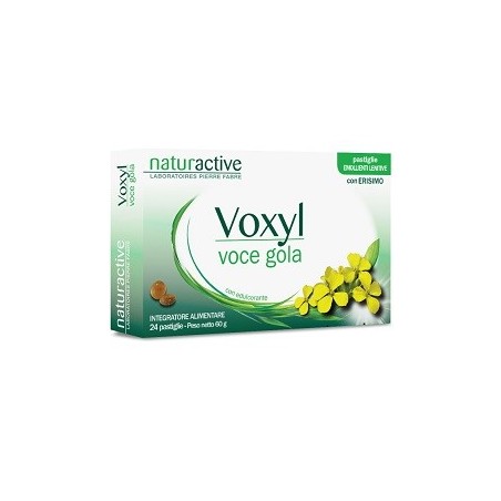 Voxyl Voce Gola 24 Pastiglie - Integratore per la Gola e la Voce Voxyl Voce Gola 24 Pastiglie - Integratore per la Gola e la Voce