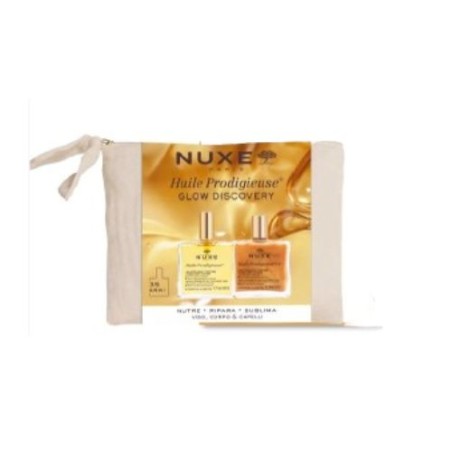 Nuxe Glow Discovery pochette con Huile Prodigieuse e Or 50 ml