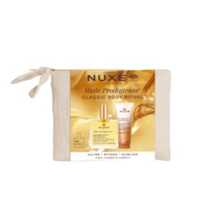 Nuxe Classic Body Ritual pochette olio prodigioso 50 ml + gel doccia 200 ml