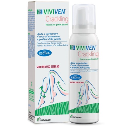 Viviven Crackling Mousse Gambe Pesanti 150 ml
