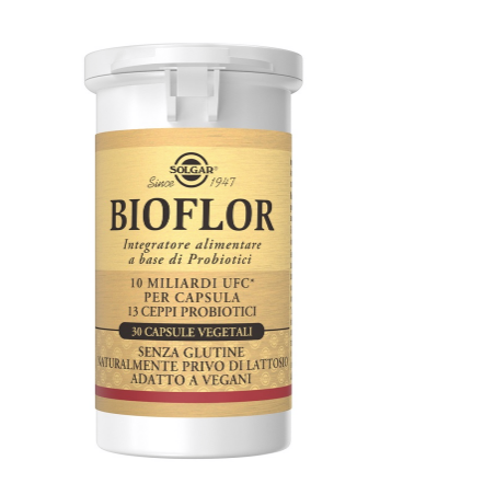 Solgar Bioflor Integratore per la flora intestinale 30 Capsule