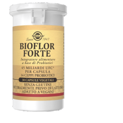 Solgar Bioflor Forte 30 capsule vegetali - Integratore alimentare di probiotici