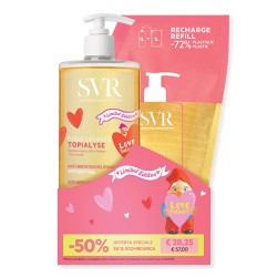 SVR Topialyse Bipack Huile lavant 1 litro + refill 1 litro LOVE THERAPY LIMITED EDITION