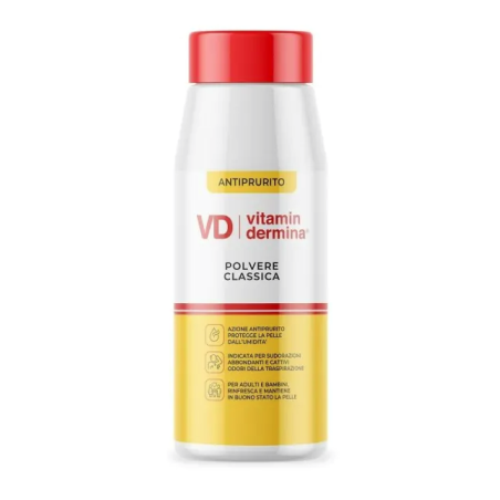 Vitamindermina Polvere Assorbente Lenitiva Deodorante per Bambini 100 g Vitamindermina Polvere Assorbente Lenitiva Deodorante per Bambini 100 g