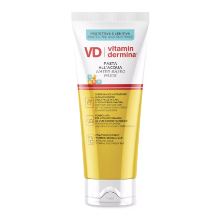 Vitamindermina Pasta all'acqua Protettiva per Irritazioni da Pannolino 100 ml