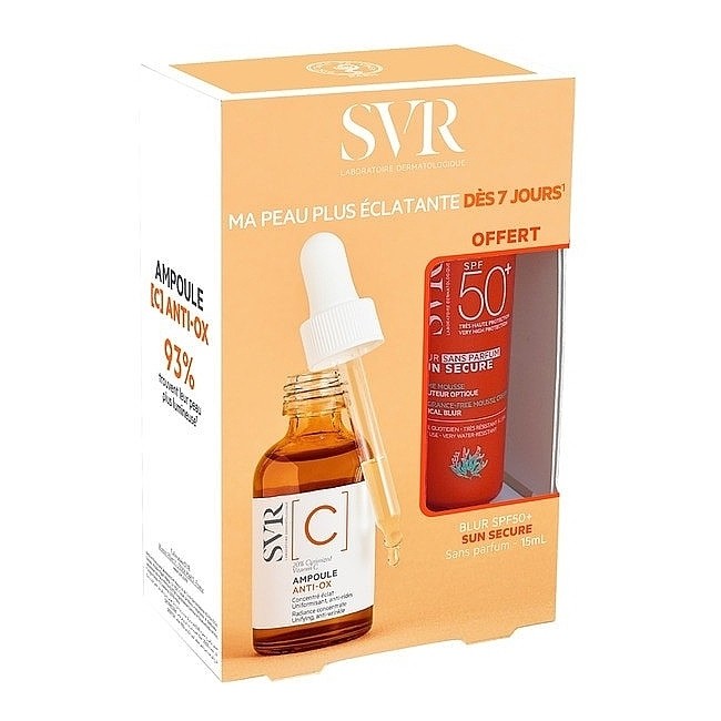 SVR Kit Pelle Luminosa in 7 Giorni - Ampoule Anti-Ox C 30 ml + solare OMAGGIO SVR Kit Pelle Luminosa in 7 Giorni - Ampoule Anti-Ox C 30 ml + solare OMAGGIO