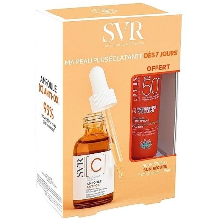 SVR Kit Pelle Luminosa in 7 Giorni - Ampoule Anti-Ox C 30 ml + solare OMAGGIO SVR Kit Pelle Luminosa in 7 Giorni - Ampoule Anti-Ox C 30 ml + solare OMAGGIO