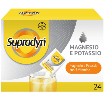 Supradyn Magnesio e Potassio 24 bustine Supradyn Magnesio e Potassio 24 bustine