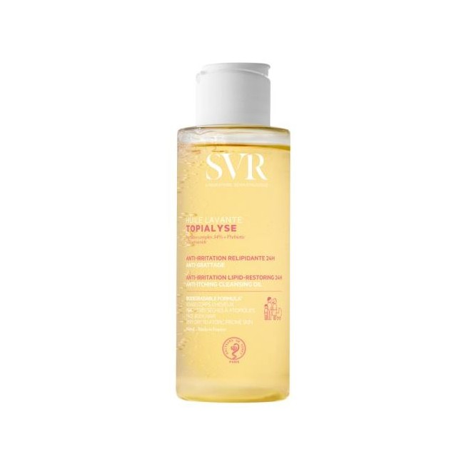 SVR Topialyse Olio lavante detergente e relipidante anti prurito da viaggio 100 ml SVR Topialyse Olio lavante detergente e relipidante anti prurito da viaggio 100 ml