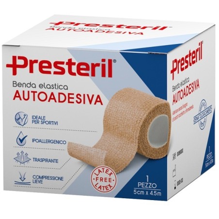 Presteril Benda Elastica Autoadesiva Latex Free 5 x 4,5 m Presteril Benda Elastica Autoadesiva Latex Free 5 x 4,5 m