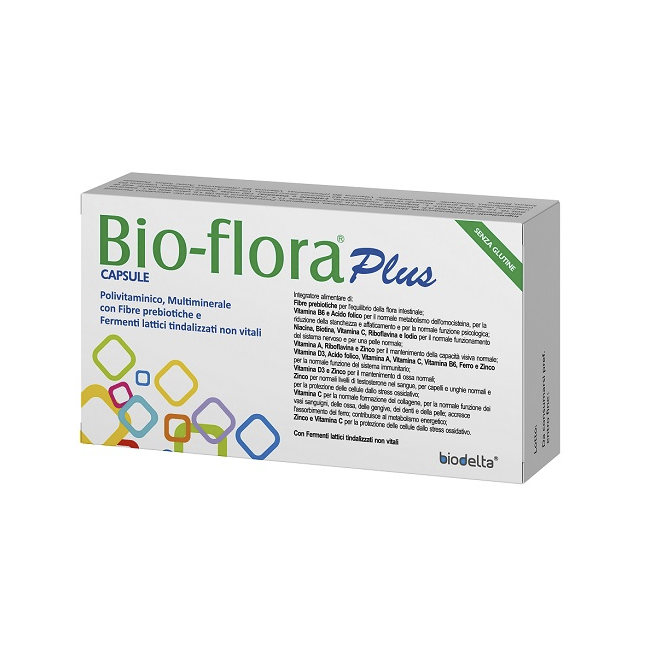 Bio-flora Integratore probiotico per flora batterica intestinale