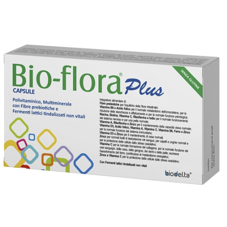 Bio-flora Integratore probiotico per flora batterica intestinale