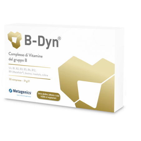 B-Dyn integratore ricostituente con vitamine del gruppo B 30 compresse B-Dyn integratore ricostituente con vitamine del gruppo B 30 compresse