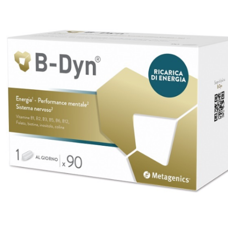 B-Dyn Integratore Ricostituente con Vitamine del Gruppo B-90 Compresse B-Dyn Integratore Ricostituente con Vitamine del Gruppo B-90 Compresse