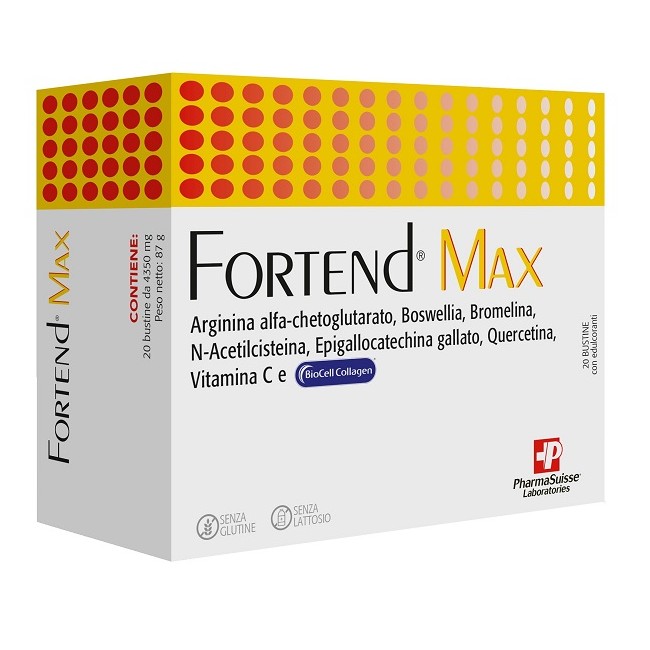 Pharmasuisse Laboratories Fortend Max 20 Bustine Senza Glutine E Lattosio Pharmasuisse Laboratories Fortend Max 20 Bustine Senza Glutine E Lattosio