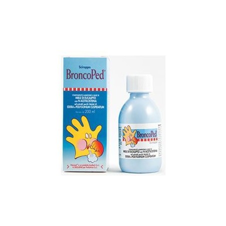 Broncoped 200 ml - Sciroppo Mucolitico per Bambini con Tosse Grassa Broncoped 200 ml - Sciroppo Mucolitico per Bambini con Tosse Grassa