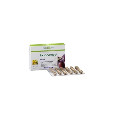 Bios Line Buonerbe Forte integratore per transito intestinale 60 tavolette