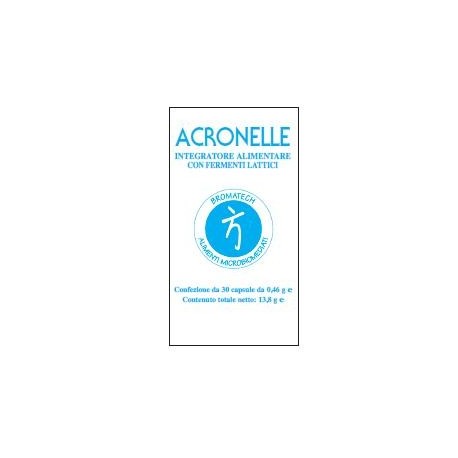 Acronelle 30 Capsule - Fermenti Lattici per Intestino Irritabile