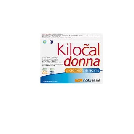 Kilocal Donna 40 Compresse - Integratore Per Dimagrire in Menopausa Kilocal Donna 40 Compresse - Integratore Per Dimagrire in Menopausa