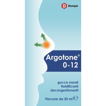 Argotone 0-12 20 ml - Soluzione Nasale Fluidificante e Decongestionante Argotone 0-12 20 ml - Soluzione Nasale Fluidificante e Decongestionante