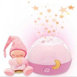 Chicco Goodnight Stars Rosa Proiettore Musicale per Bambini da 0 mesi