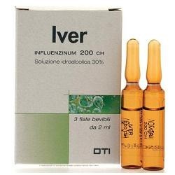 Iver 200CH 3 fiale idroalcoliche omeopatiche 2 ml