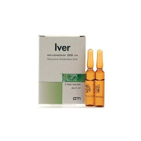 Iver 200CH 3 fiale idroalcoliche omeopatiche 2 ml