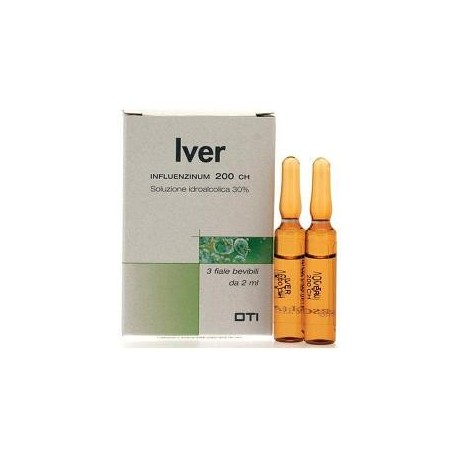 Iver 200CH 3 fiale idroalcoliche omeopatiche 2 ml Iver 200CH 3 fiale idroalcoliche omeopatiche 2 ml