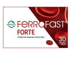 Ferrofast Forte integratore per carenza di ferro 30 capsule molli