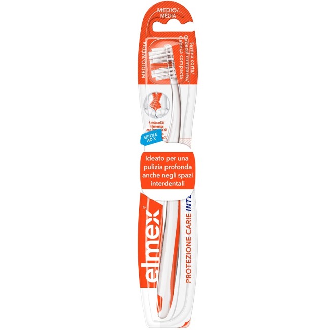 Colgate Elmex Interx Spazzolino Protezione Carie Testina Corta Colgate Elmex Interx Spazzolino Protezione Carie Testina Corta