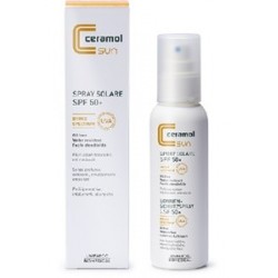 Ceramol Sun Spray solare SPF50+ protettivo emolliente 125 ml