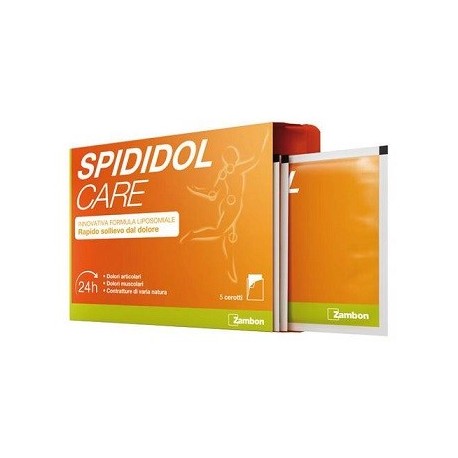 Spididol Care 5 cerotti per sollievo dal dolore articolare muscolare e contratture