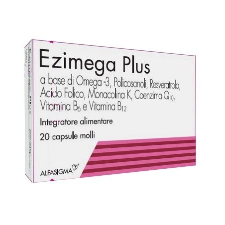 Ezimega Plus integratore per il benessere cardiaco 20 capsule Ezimega Plus integratore per il benessere cardiaco 20 capsule