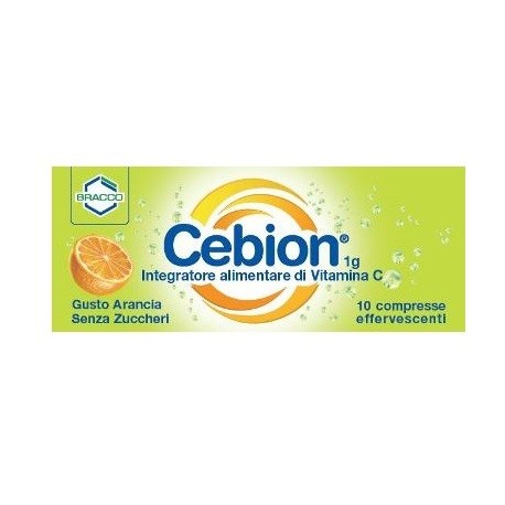 Cebion integratore di vitamina C senza zuccheri gusto arancia 10 compresse