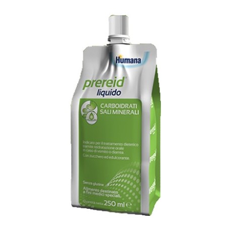 Humana Prereid Liquido integratore di carboidrati e sali minerali 250 ml