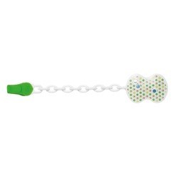 Chicco Clip con Catenella Sterilizzabile per Succhiotto Colori Vari