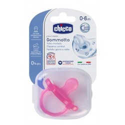 Chicco PhysioForma Gommotto in Silicone Rosa per Bambini da 0 a 6 Mesi