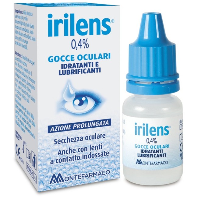 Montefarmaco Gocce Oculari Irilens 0,4% Idratanti E Lubrificanti 10 Ml