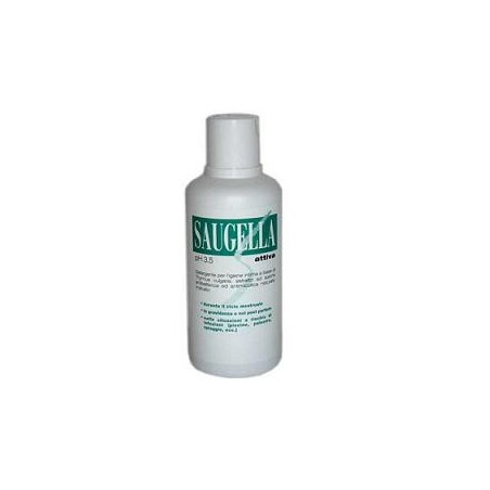 Saugella Attiva Detergente Intimo 500ml - Detergente per igiene intima