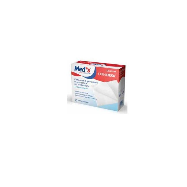 Farmac-zabban Garza Compressa Meds 12/8 36x40cm 12 Pezzi Farmac-zabban Garza Compressa Meds 12/8 36x40cm 12 Pezzi