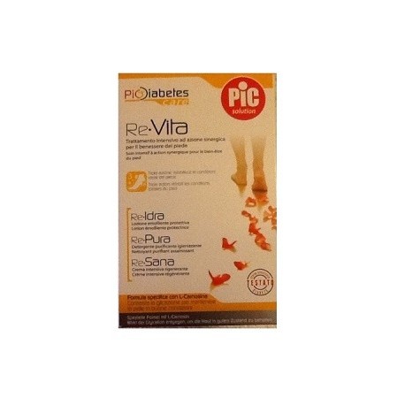 PIC Re Vita Kit Trattamento intensivo per il benessere del piede detergente + lozione + crema