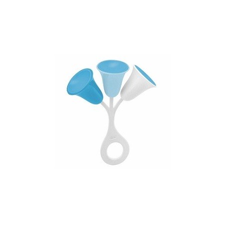 Chicco Tulipano Sonoro Azzurro - Sonaglio per Bambini da 3 a 18 Mesi Chicco Tulipano Sonoro Azzurro - Sonaglio per Bambini da 3 a 18 Mesi
