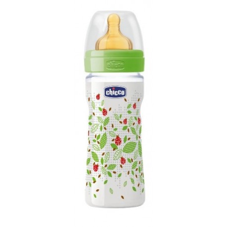 Chicco Biberon Benessere Anti-Colica in Caucciù per Bambini dai 2 Mesi 250 ml